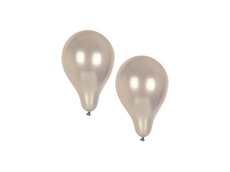 PAPSTAR Ballon de baudruche 'Metallic', argent