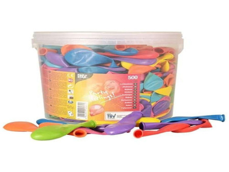 PAPSTAR Ballons de baudruche, assorti, 500 pièces