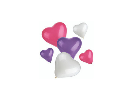PAPSTAR Ballon de baudruche 'Heart', tailles assorties