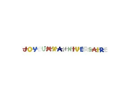 PAPSTAR Guirlande 'Joyeux Anniversaire'