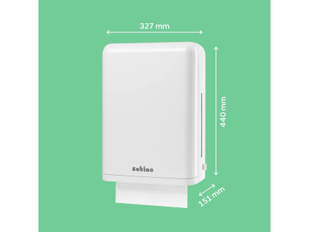 satino by wepa Distributeur d'essuie-mains grand, blanc