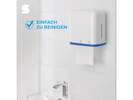 satino by wepa Distributeur d'essuie-mains Interfold, blanc