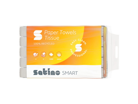 satino by wepa Essuie-mains Smart, 240 x 230 mm, blanc