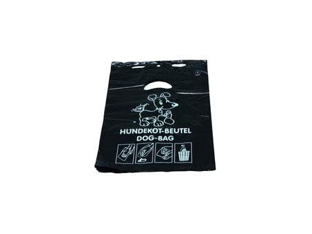 DEISS Sachet à déjections canines, HDPE, 3 litres, noir