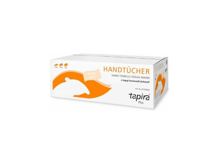 Tapira Essuie-mains Plus, 203x320 mm, plié en W, extra blanc