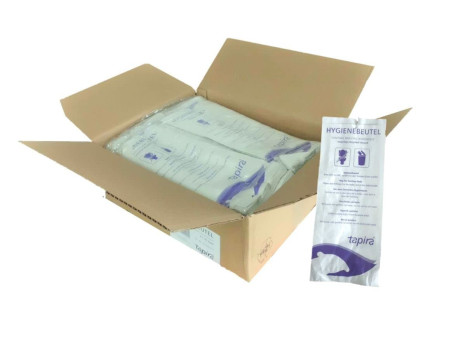 Tapira Sac hygiénique en papier, imprimé, blanc