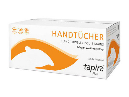 Tapira Essuie-mains Plus, 230 x 310 mm, plié en C, blanc