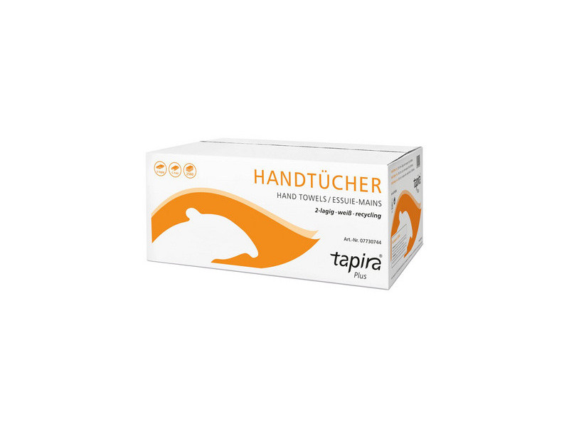Tapira Essuie-mains Plus, 230 x 310 mm, plié en C, blanc