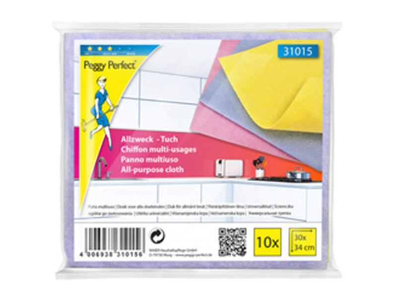 Peggy Perfect Chiffon multi-usage non-tissé, paquet de 6