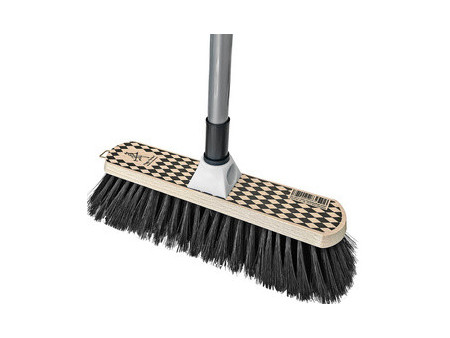 Peggy Perfect Balai avec manche 'Arlequin', bois