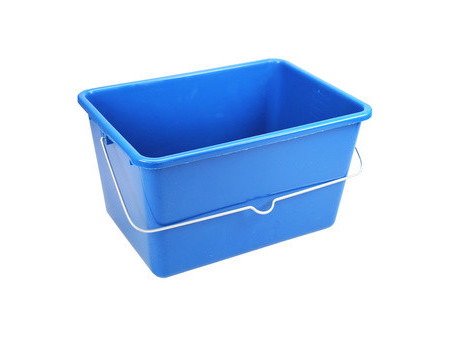 Peggy Perfect Seau avec anse en acier, 12 litres, bleu