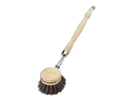 Peggy Perfect Brosse à vaisselle, bois naturel, rond
