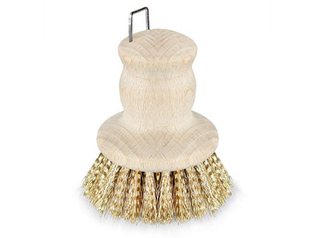 Peggy Perfect Brosse pour casseroles, bois naturel, rond
