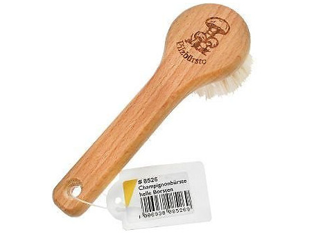 Peggy Perfect Brosse à champignons, bois naturel, rond