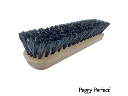 Peggy Perfect Brosse à chaussures 'Éco', bois, brosse foncée