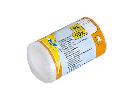 Peggy Perfect Sac poubelle HDPE, 9 - 15 l, transparent