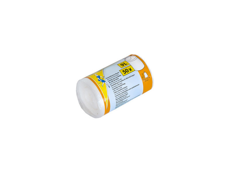 Peggy Perfect Sac poubelle HDPE, 9 - 15 l, transparent