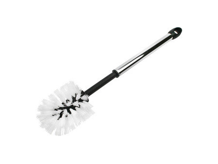 Peggy Perfect Brosse de toilettes, manche chromé, tête ronde