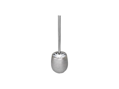 Peggy Perfect Kit toilettes, bac rond, céramique, argent