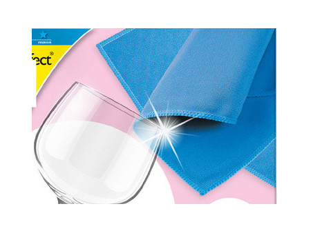 Peggy Perfect Chiffon microfibre pour verres, bleu