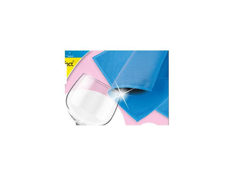 Peggy Perfect Chiffon microfibre pour verres, bleu