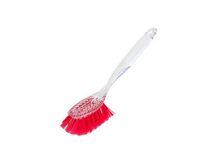 Peggy Perfect Brosse à vaisselle, ovale, transparent, 240 mm