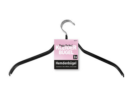 Peggy Perfect Cintre en métal sans barre, pack de 3