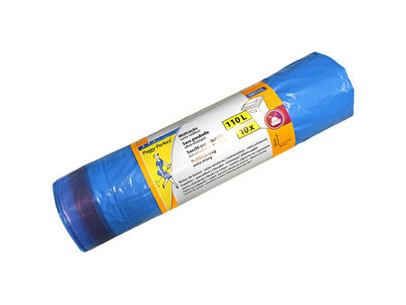 Peggy Perfect Sac poubelle LDPE, 50 litres, bleu