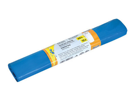 Peggy Perfect Sac poubelle LDPE, 120 litres, bleu