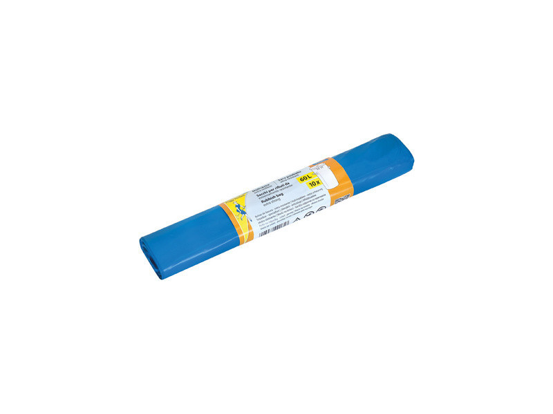 Peggy Perfect Sac poubelle LDPE, 120 litres, bleu