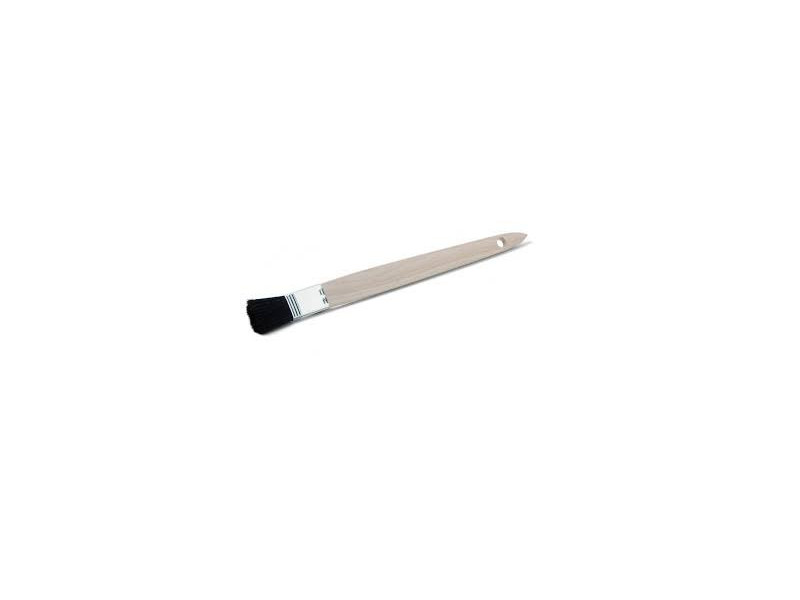 WESTEX Pinceau plat soie naturelle noire, 20 mm, droit