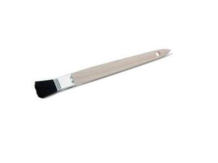 WESTEX Pinceau plat soie naturelle noire, 25 mm, droit