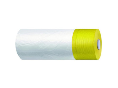 WESTEX Kombi Mask Ruban toile 2en1, 550 mm x 20 m, jaune