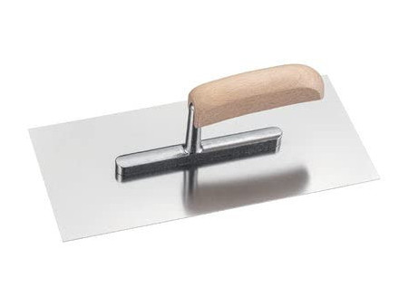 WESTEX Platoir acier inoxydable, poignée bois, 280 x 130 mm