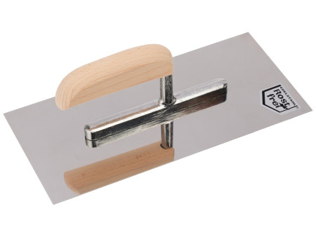 WESTEX Platoir acier inoxydable, poignée bois, 270 x 130 mm