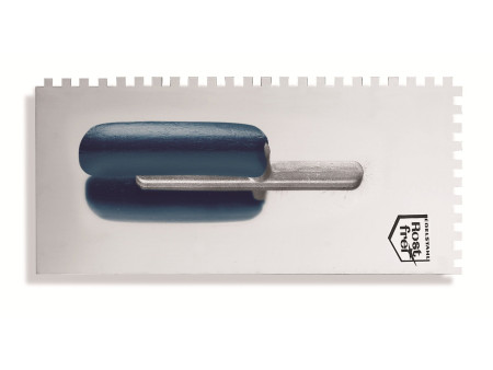 WESTEX Platoir dentelé inox, 270 x 130 mm, denture 6x6 mm
