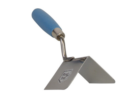 WESTEX Truelle d'angle extérieur, poignée bois, 80x60x60 mm