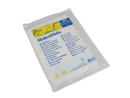 WESTEX Bâche de protection standard, HDPE, transparent