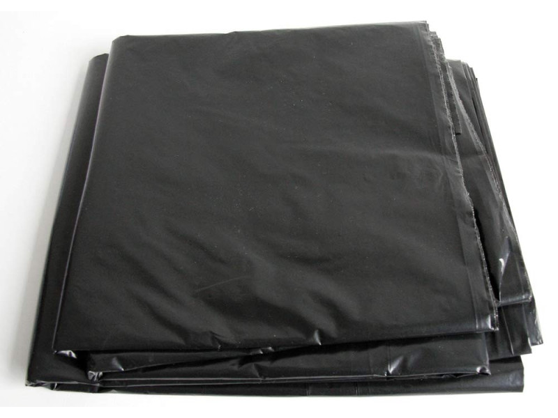 WESTEX Bâche de chantier LDPE, 75 microns, 4 x 5m, noir