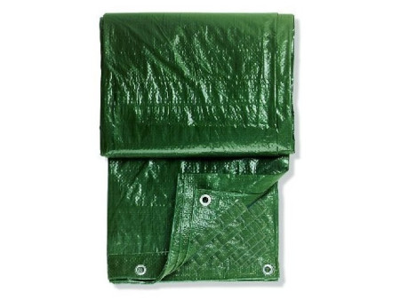 WESTEX Bâche toile avec oeillets, 3 x 4 m, vert