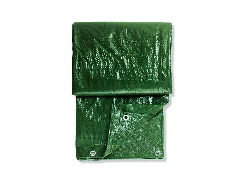 WESTEX Bâche toile avec oeillets, 6 x 8 m, vert