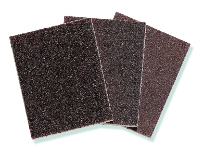 WESTEX Set de feuilles abrasives, fin/moyen/grand