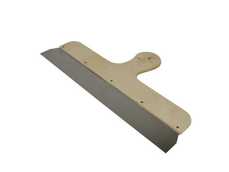 WESTEX Couteau à enduire, inoxydable, 400 mm, manche en bois