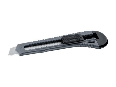 WESTEX Cutter, plastique, lame: 18 mm, gris