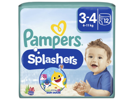 Pampers Couches-culottes de bain Splashers taille 3 - 4