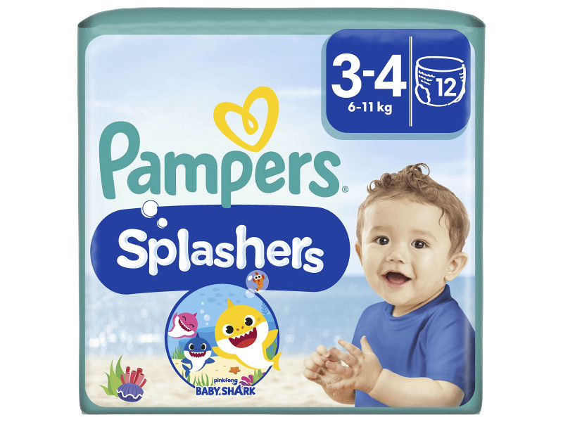 Pampers Couches-culottes de bain Splashers taille 3 - 4