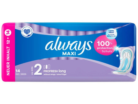 always Serviette hygiénique maxi ProFresh Long