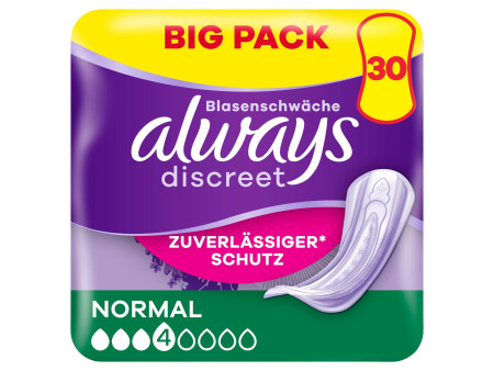 always discreet Serviette pour fuites urinaires Normal