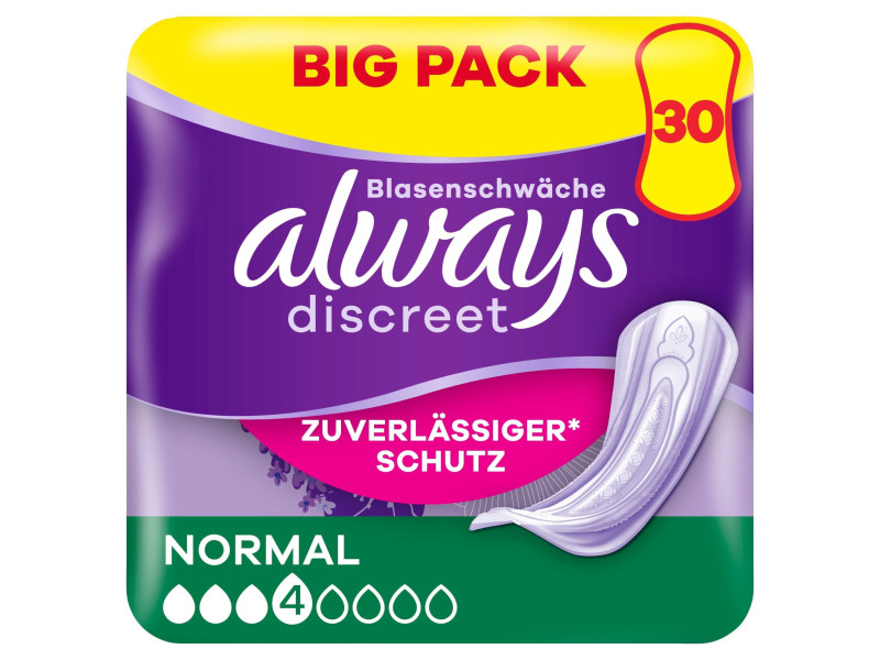 always discreet Serviette pour fuites urinaires Normal