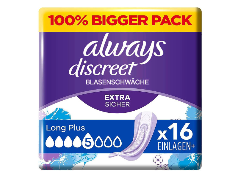 always discreet Serviette pour fuites urinaires Plus Long